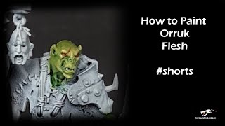 How to Paint Orruk Flesh shorts [upl. by Eirod302]