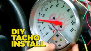 How To Install a Tacho Gauge [upl. by Atterbury]