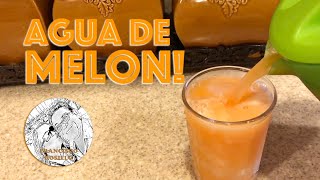 Agua de Melon  Cantaloupe Drinking Water [upl. by Abih]