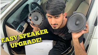 BMW Speaker Upgrade EASY DIY INSTALL BAVSOUND REVIEW [upl. by Lanita]