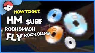 How To Get HM Rock Smash Rock Climb Surf And Fly In PBF reupload  Pokemon Brick Bronze [upl. by Cherilynn]