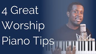 4 Tips For Beginning Worship Piano  Riffs and Patterns and more [upl. by Henley144]