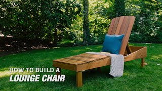 How to Build a DIY Lounge Chair [upl. by Noeht740]