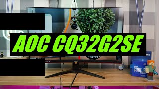 AOC CQ32G2SE  PreisLeistungs Sieger  Review 4K [upl. by Ydaf]