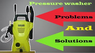 Pressure washer  3 Common problems amp solutions [upl. by Ansel]