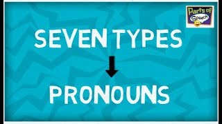 Seven Types of Pronouns  Parts of Speech [upl. by Cirdek941]