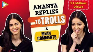 Ananya Panday Responds To TROLLS amp MEAN Comments  So [upl. by Sapers]