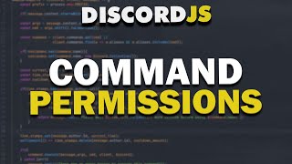 Code Your Own Discord Bot  Permissions amp Roles 2021 [upl. by Merl]