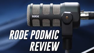 Rode PodMic Dynamic Mic Review  Test [upl. by Nnahtebazile541]