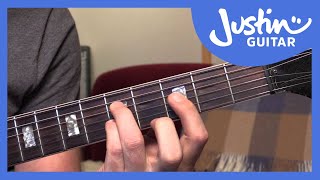 10 Basic Jazz Chords  Guitar Tutorials  JustinGuitar JA001 [upl. by Htehpaj334]