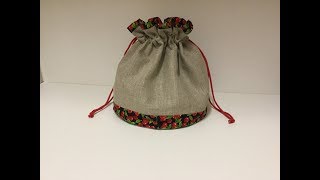 Coudre un sac pochon  Tuto Couture Madalena [upl. by Aissej]