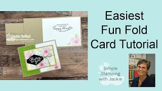 The Easiest Fun Fold Card You Can Make [upl. by Immas616]