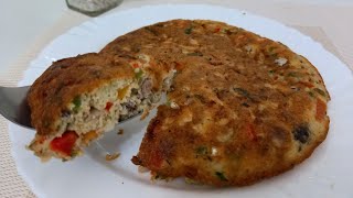 COMO FAZER OMELETE DE SARDINHA DELICIOSA MISTURA PRO ALMOÇO OU JANTA [upl. by Leahcimauhsoj379]