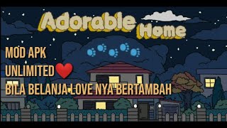 Adorable home mod apk adorable home cheat unlimited heart indonesia [upl. by Torrance]