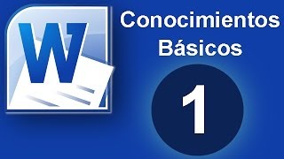 Tutorial Word Cap 1 Conocimientos Básicos [upl. by Balbinder]