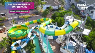 Splash Harbour Water Park in Indian Rocks Beach FL  Giant Adventure [upl. by Ainahtan]