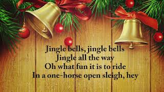 Dashing through the snow Christmas song  Jingle Bells with lyrics [upl. by Akinnej838]