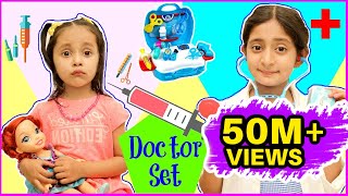 Anantya amp Anaya PRETEND PLAY with Doctor Set   Playhouse Review MyMissAnand ToyStars [upl. by Wurtz]