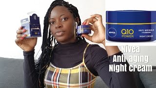 NIVEA Q10VITAMIN C FACE CREAM REVIEWnivea q10 night cream [upl. by Leopoldine]