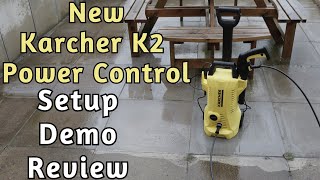 Kärcher K2 Power Control Pressure Washer Setup Review amp Demonstration [upl. by Enoid]