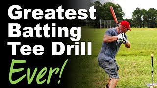 Greatest Batting Tee Drill EVER [upl. by Corena610]