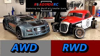 RC Drift Intro  Cheap AWD vs Premium RWD RC Drift Cars [upl. by Gerrald400]