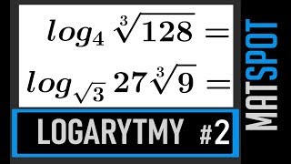 Obliczanie logarytmów 2 [upl. by Gardner808]