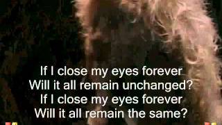 Close My Eyes Forever  Lita Ford with Ozzy Osbourne Lyrics On Screen [upl. by Deirdre334]