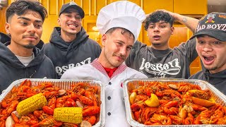 MAKING THE BEST CRAWFISH BOIL FT LOS BOYZ [upl. by Cutlor]