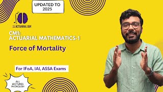 CM1 Force of Mortality derived amp explained intuitively [upl. by Musetta469]