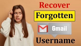 How to Recover Gmail Username Gmail Account Recovery [upl. by Anatolio]