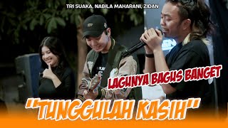 TUNGGULAH KASIH  NABILA MAHARANI FT TRI SUAKA amp ZINIDIN ZIDAN [upl. by Reggis]