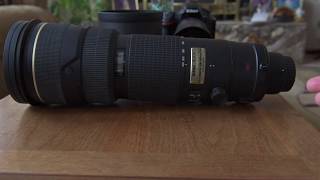 Nikon AFS 200400mm F4G VR Review [upl. by Ysle]