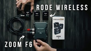 How to Connect Rode Wireless Go2 with Zoom F6 Audio Recorder [upl. by Alane]