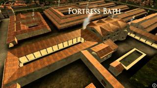 Animation of ancient Roman Fort in Caerleon Wales [upl. by Courtund723]