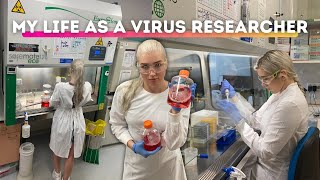 VLOG My Life in the Laboratory Virus amp Vaccine Research [upl. by Ydissak]