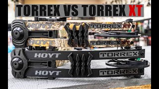 HOYT TORREX VS TORREX XT  New Bow Battle  Which one should you buy [upl. by Gaiser]