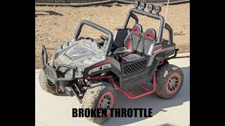 Huffy Torex UTV  Throttle Repair [upl. by Groot]