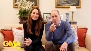 Prince William Duchess Kate launch new YouTube channel l GMA [upl. by Stedmann]