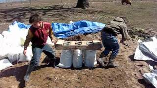 DIY Sandbag tubes the easy way to fill sandbags [upl. by Carita598]