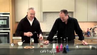 How to make a frappé coffee using an aerolatte milk frother [upl. by Adnil]