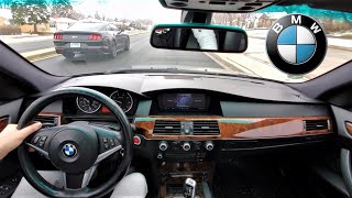 2008 BMW E60 550i MPerformance  POV Easy Cruise [upl. by Acysej]