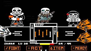 Undertale Ink Sans Full Fight Version 030 [upl. by Sainana822]