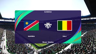 Namibia vs Mali 24012024 Africa Cup of Nations PES 2021 [upl. by Herodias3]