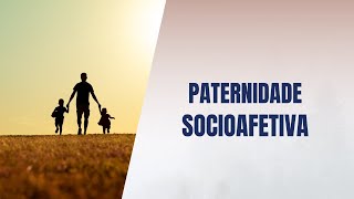 Paternidade socioafetiva [upl. by Gonta]