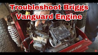 How To Troubleshoot Briggs Vanguard Engine [upl. by Odlaner]