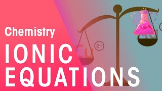 Ionic Equations  Reactions  Chemistry  FuseSchool [upl. by Nnaerb]