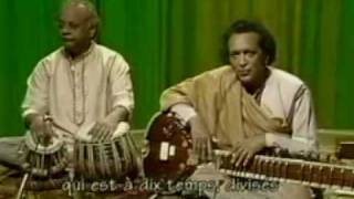 Ravi Shankar Alla Rakha  Tabla Solo in Jhaptal [upl. by Nolava]