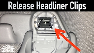 Trick To Remove VW Headliner Clips [upl. by Ylrebmic167]