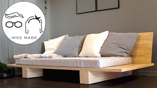 Simple DIY Lounge Sofa Made With Plywood and Twin Size Mattress [upl. by Anehsat]